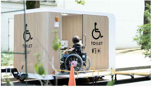 トヨタ自動車株式会社モバイルトイレ